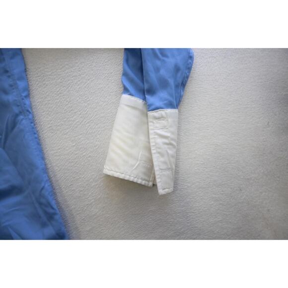 Donald Trump Dress Shirt Regular Fit Blue French Cuff Mens Size 16.5 34/35 Large - Picture 6 of 12